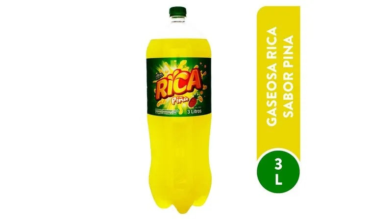 Rica Pina Soda 3 Liter+ – Yell-O-Glow | Wholesale Grocery & Restaurant ...